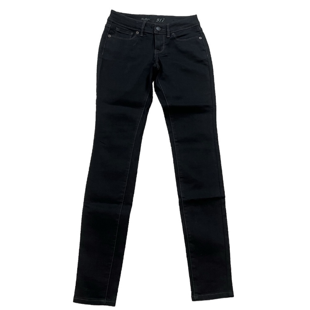 NEW The Limited 917 Low Rise Skinny Jeans Denim Black Dark Wash Size 2 Stretchy